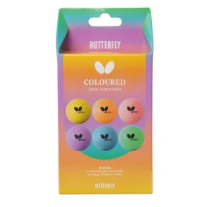 ButterflyBordtennisbolde Coloured Balls