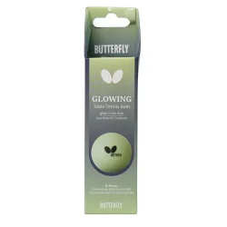 ButterflyBordtennisbolde Glowing Balls