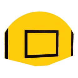 BASKETBALL PLADER (GLASFIBER, FARVET)