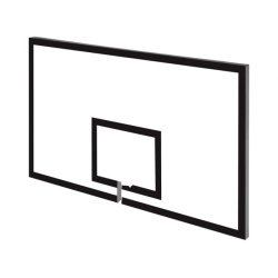 BASKETBALL PLADER (MDF) M/KURV UDSPARING