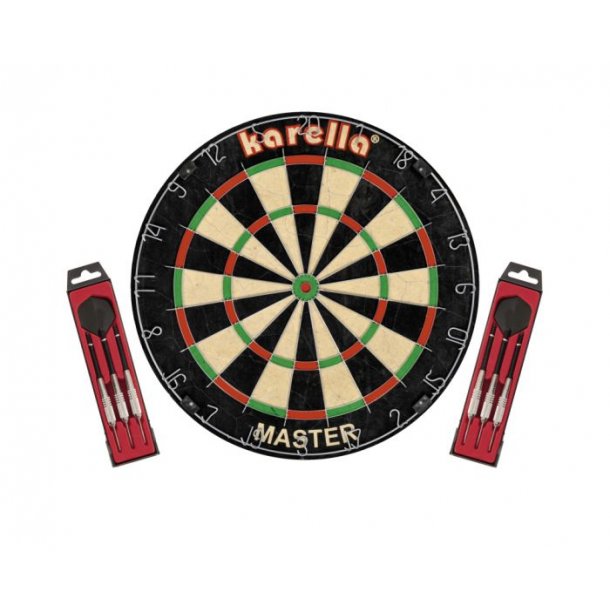 KARELLA KONKURRECE DARTSKIVE INKL. DARTS (ST)