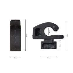 NETKROGE, PLAST INTEGRERET (10 STK)