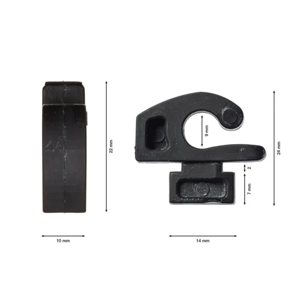 NETKROGE, PLAST INTEGRERET (10 STK)