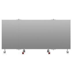 FOSKKRYSTALSPEJLE (3-DELT M/HJUL)