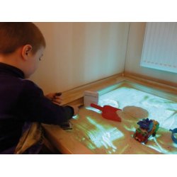 LYS FIRKANTET SANDKASSER (AKTIVITETSKASSER)