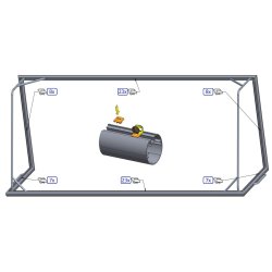 8-mandsml fuldsvejst D:80/150