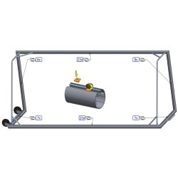 8-mandsml fuldsvejst D:80/150 m/2 hjul (siden)