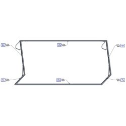 8-mandsml fuldsvejst D: 80/160 foldbar