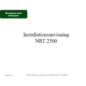 Installationsvejledning CL - NRT 2500